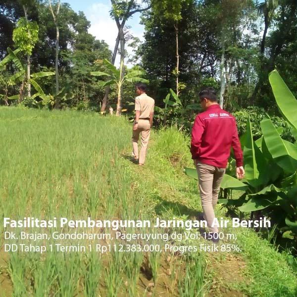 Fasilitasi Pembangunan Jaringan Air Bersih